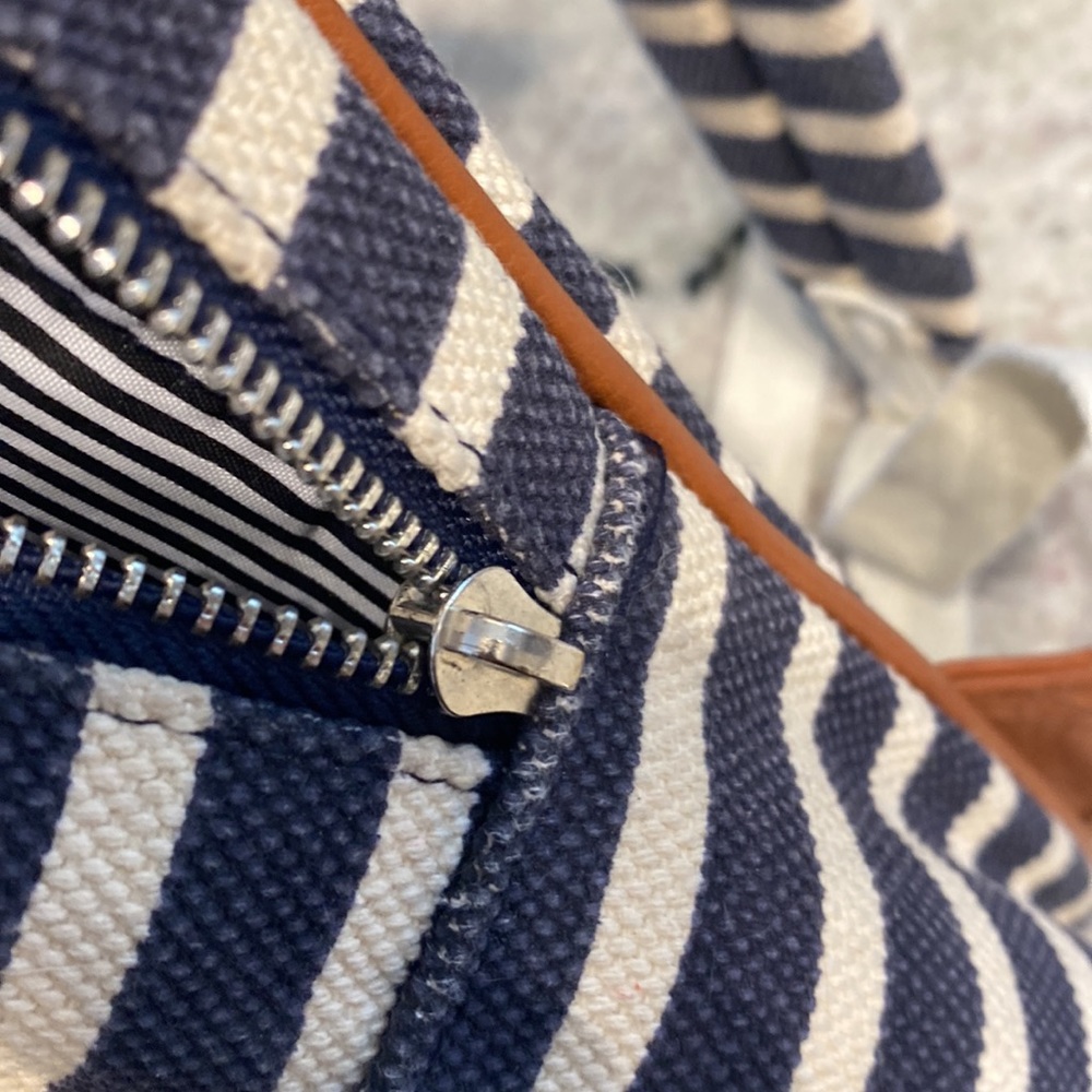 Canvas Strip Backpack - Picture 5 of 6